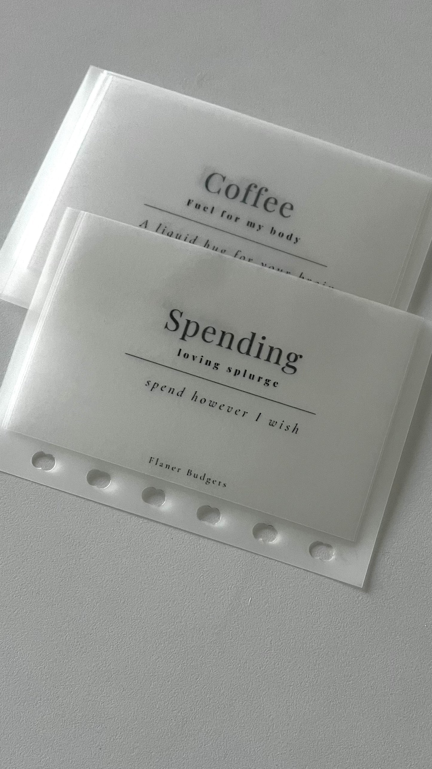 Customizable Cash Envelopes Bundle Pack of 6 -A7 size