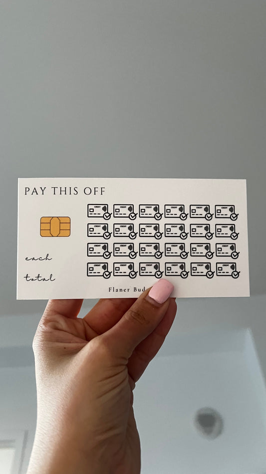 Savings Challenge * Credit Card Pay Off
