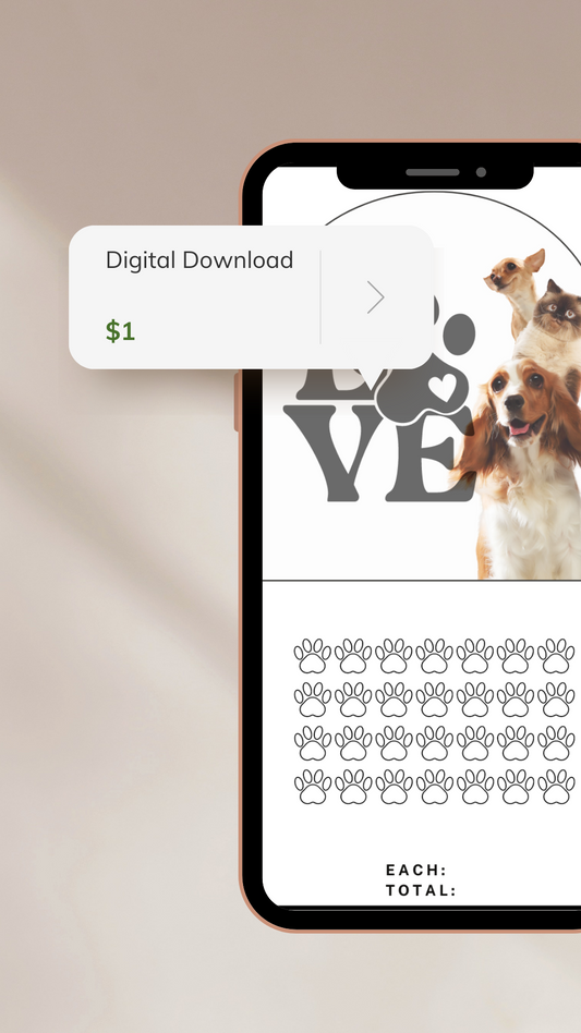 Fur Friends Savings Challenge-Digital